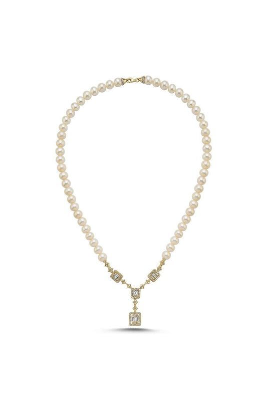 Baget Doğal İncili Kolye