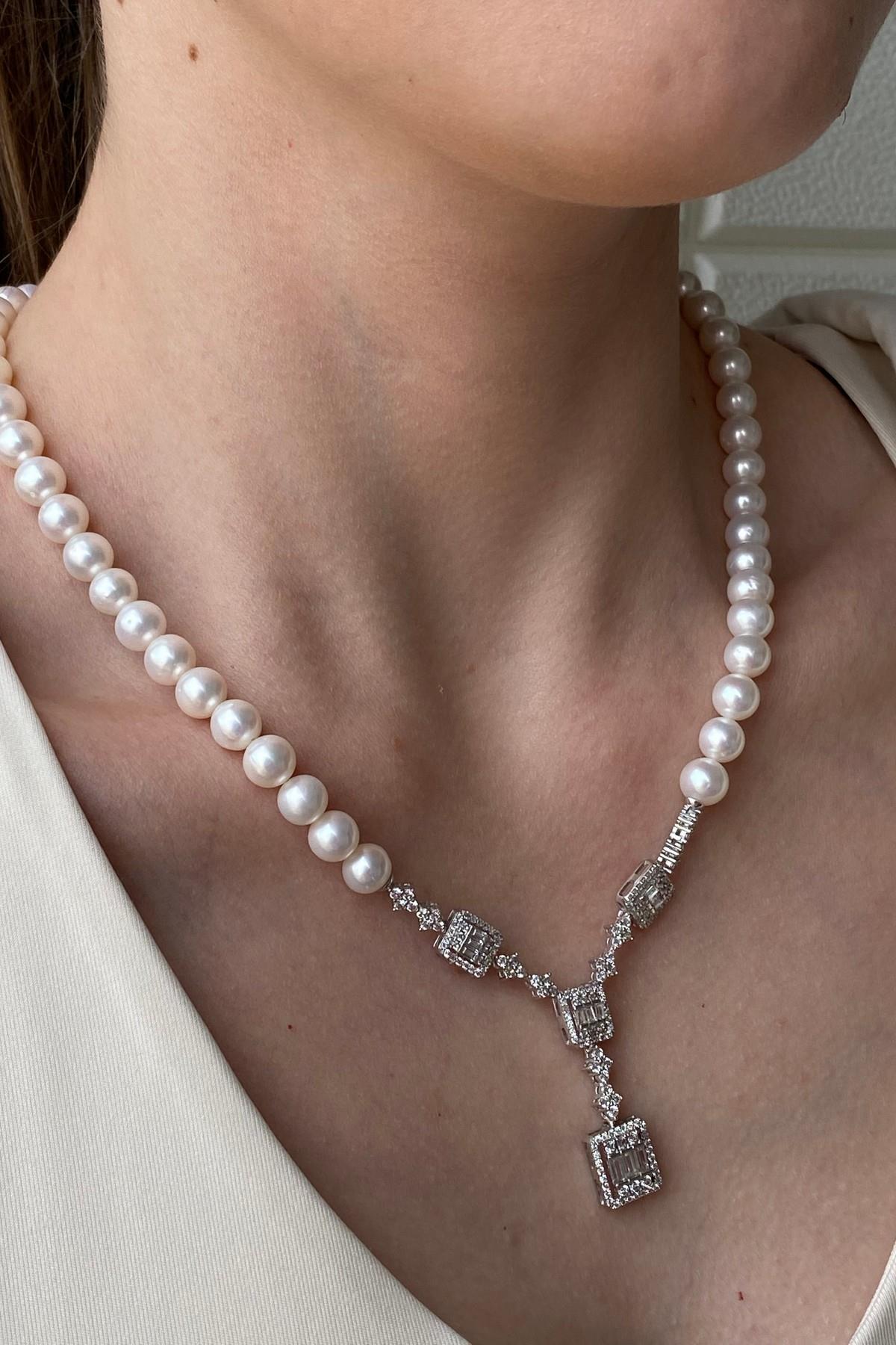 Baget Doğal İncili Kolye