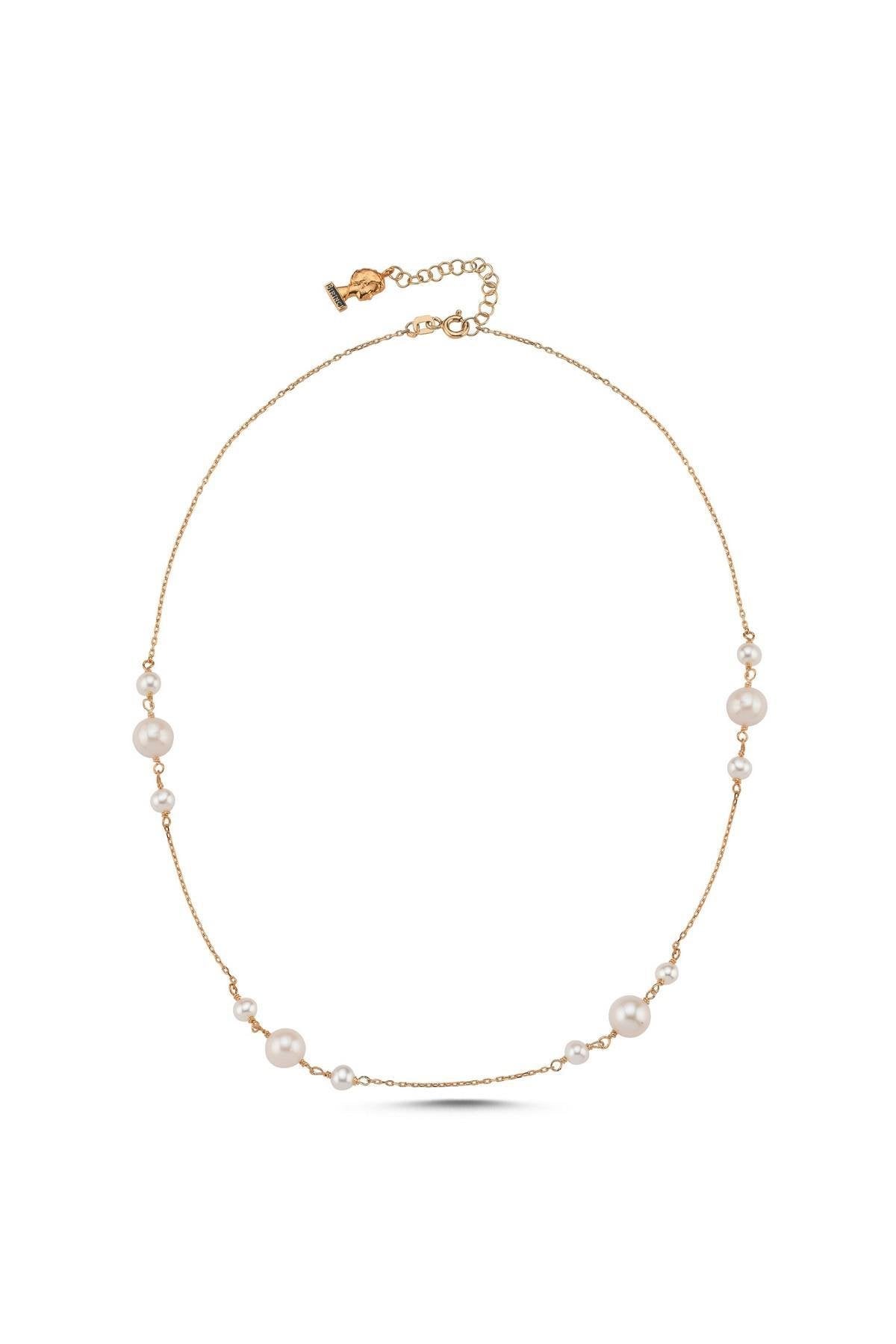 Doğal İnci Zincir Kolye