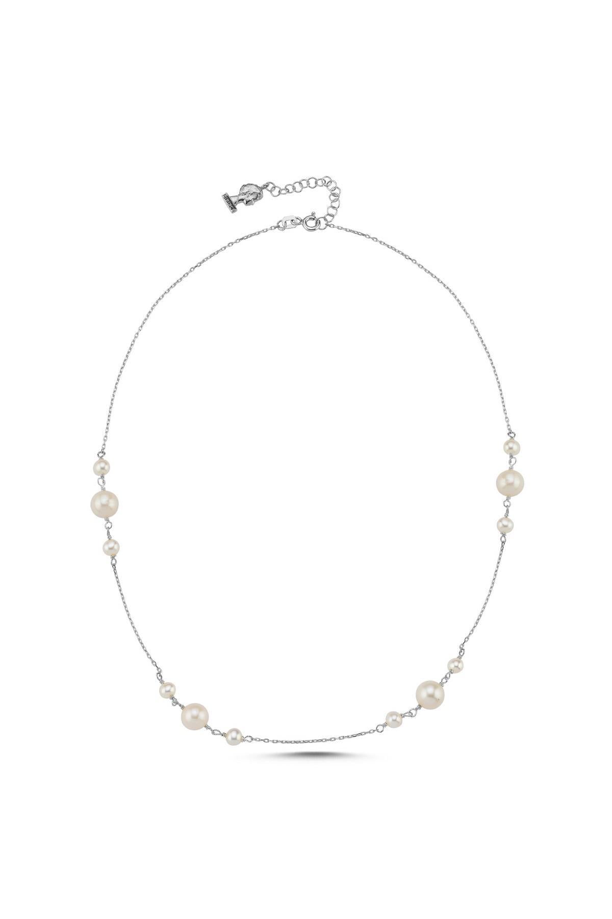 Doğal İnci Zincir Kolye