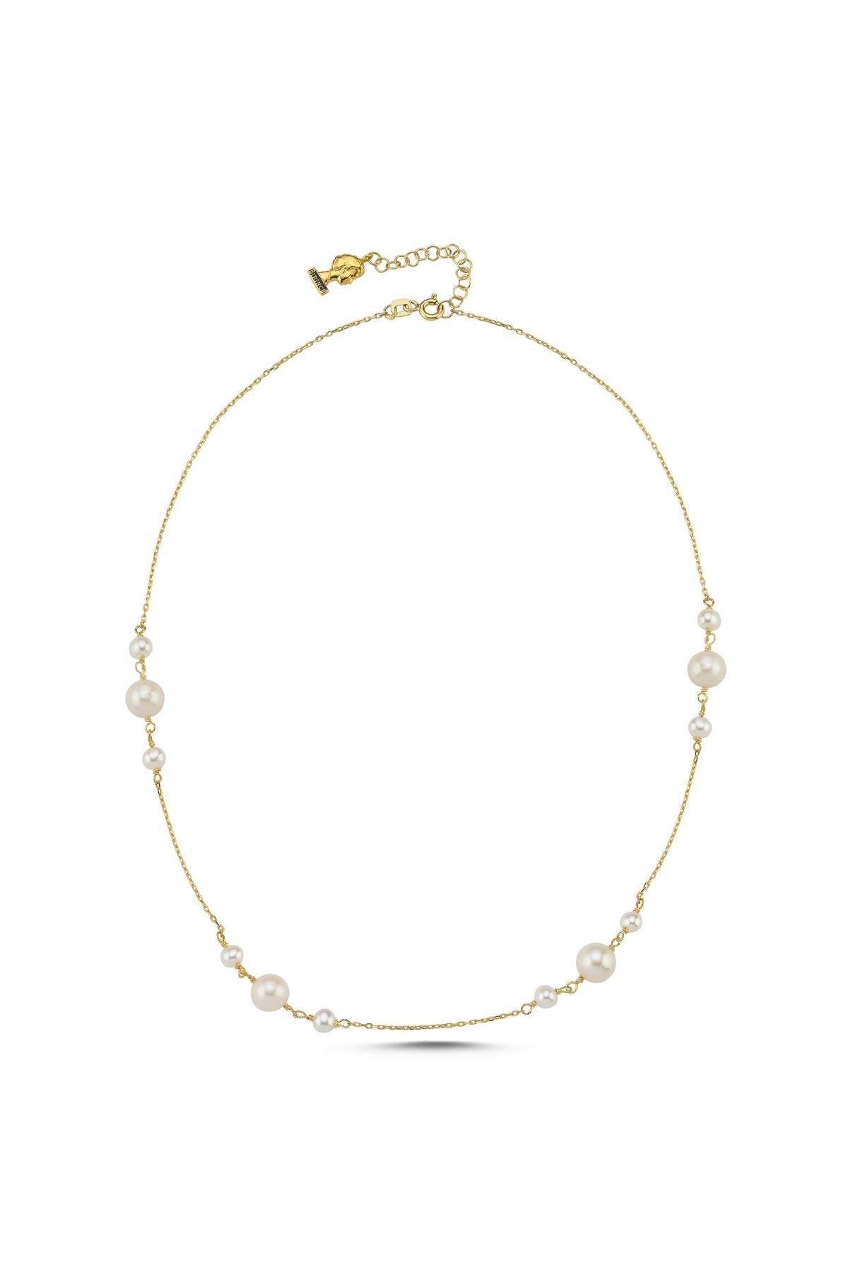 Doğal İnci Zincir Kolye