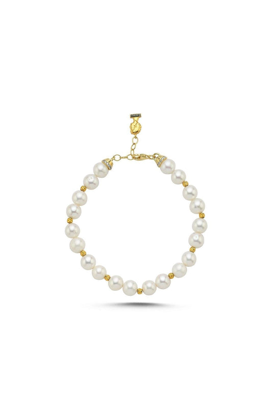 Dorika Toplu Doğal İnci Bileklik