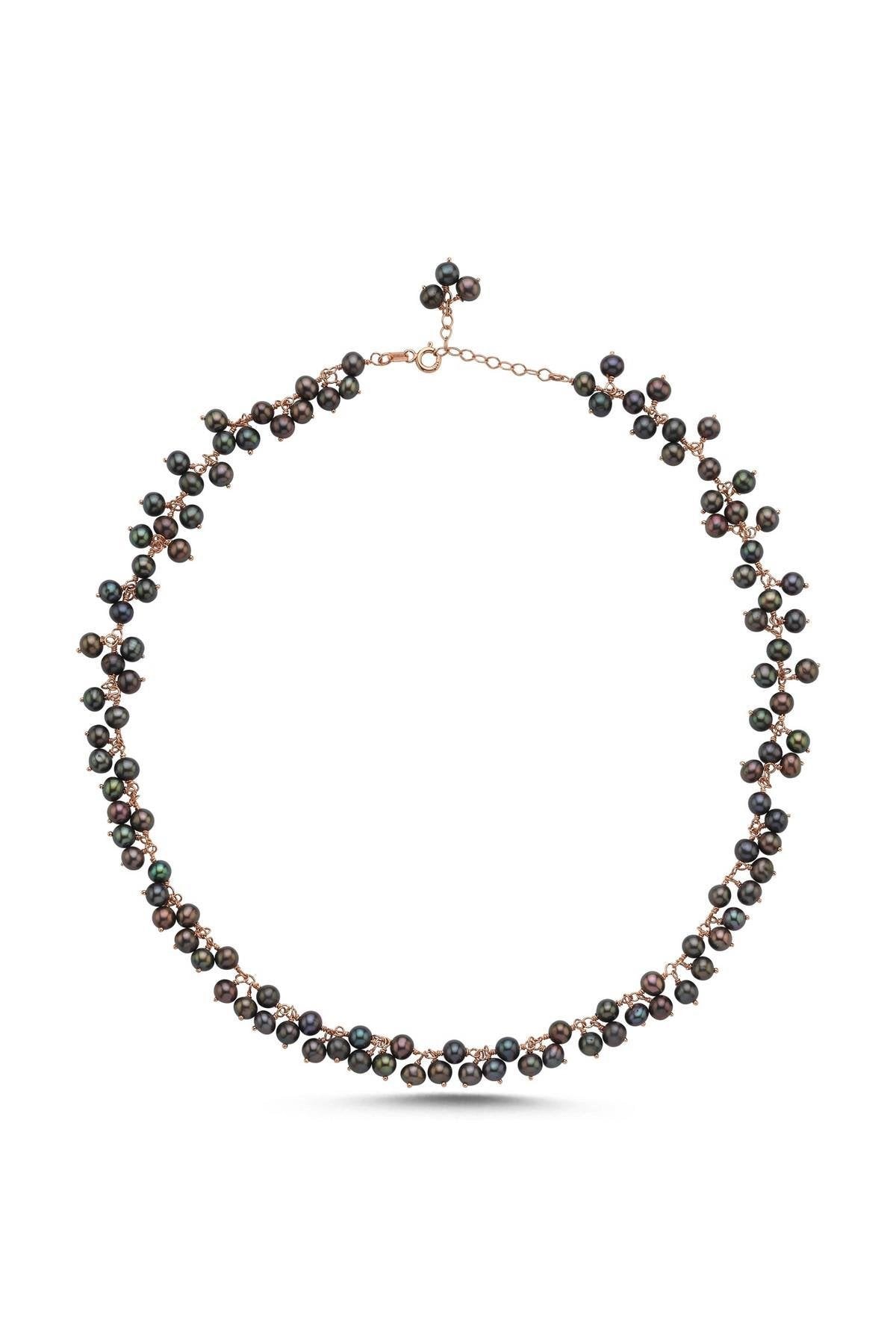 Sallantılı Doğal İnci Kolye