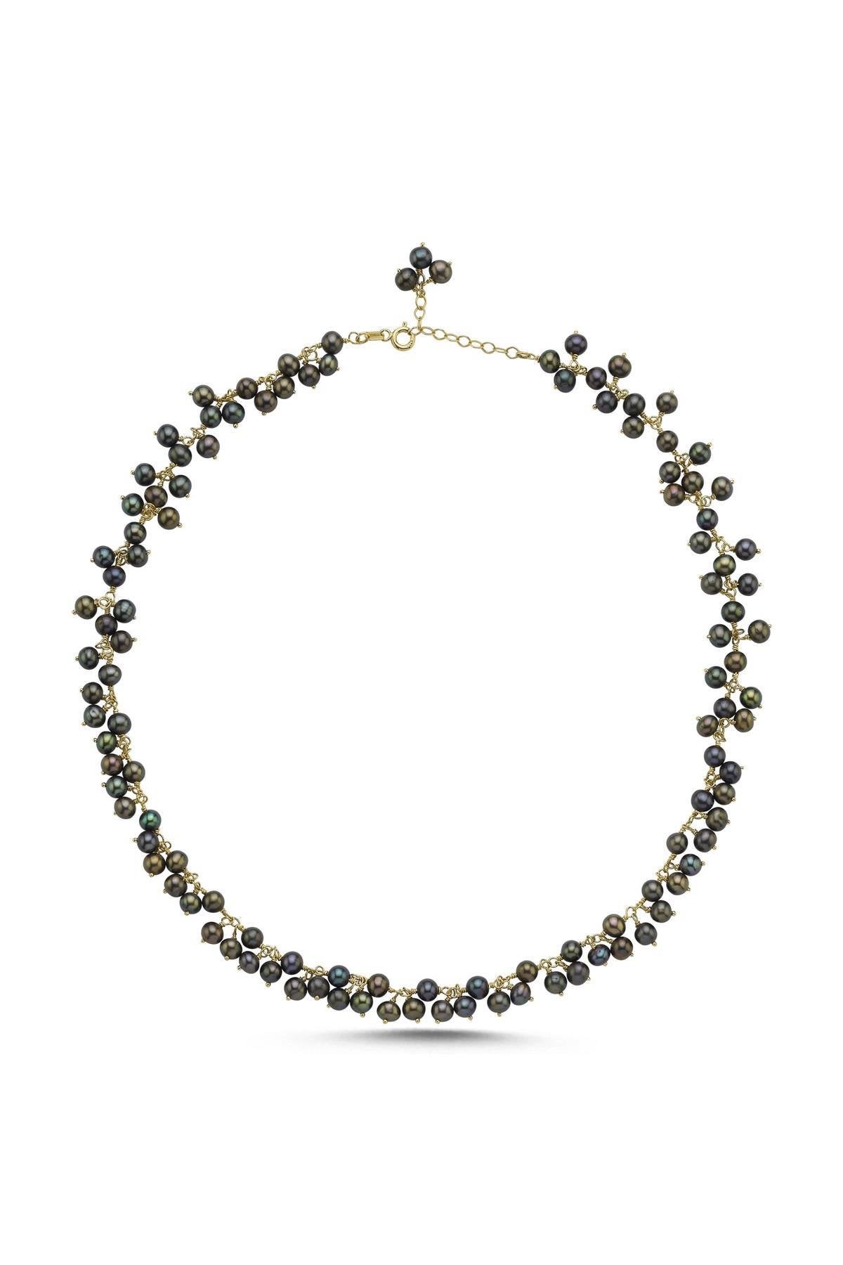 Sallantılı Doğal İnci Kolye