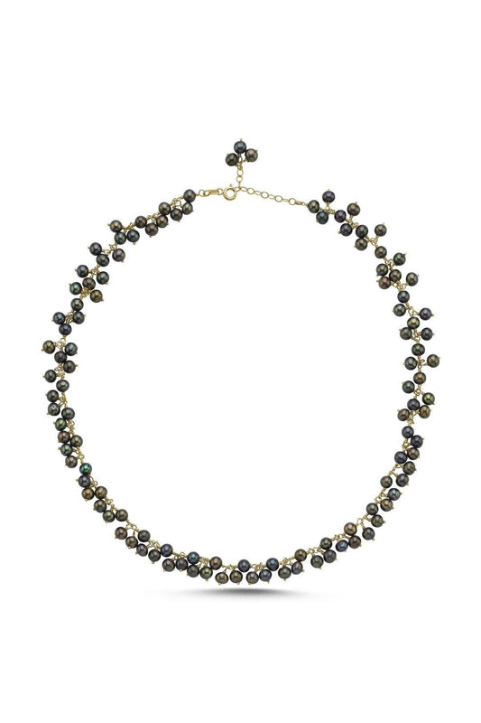 Sallantılı Doğal İnci Kolye