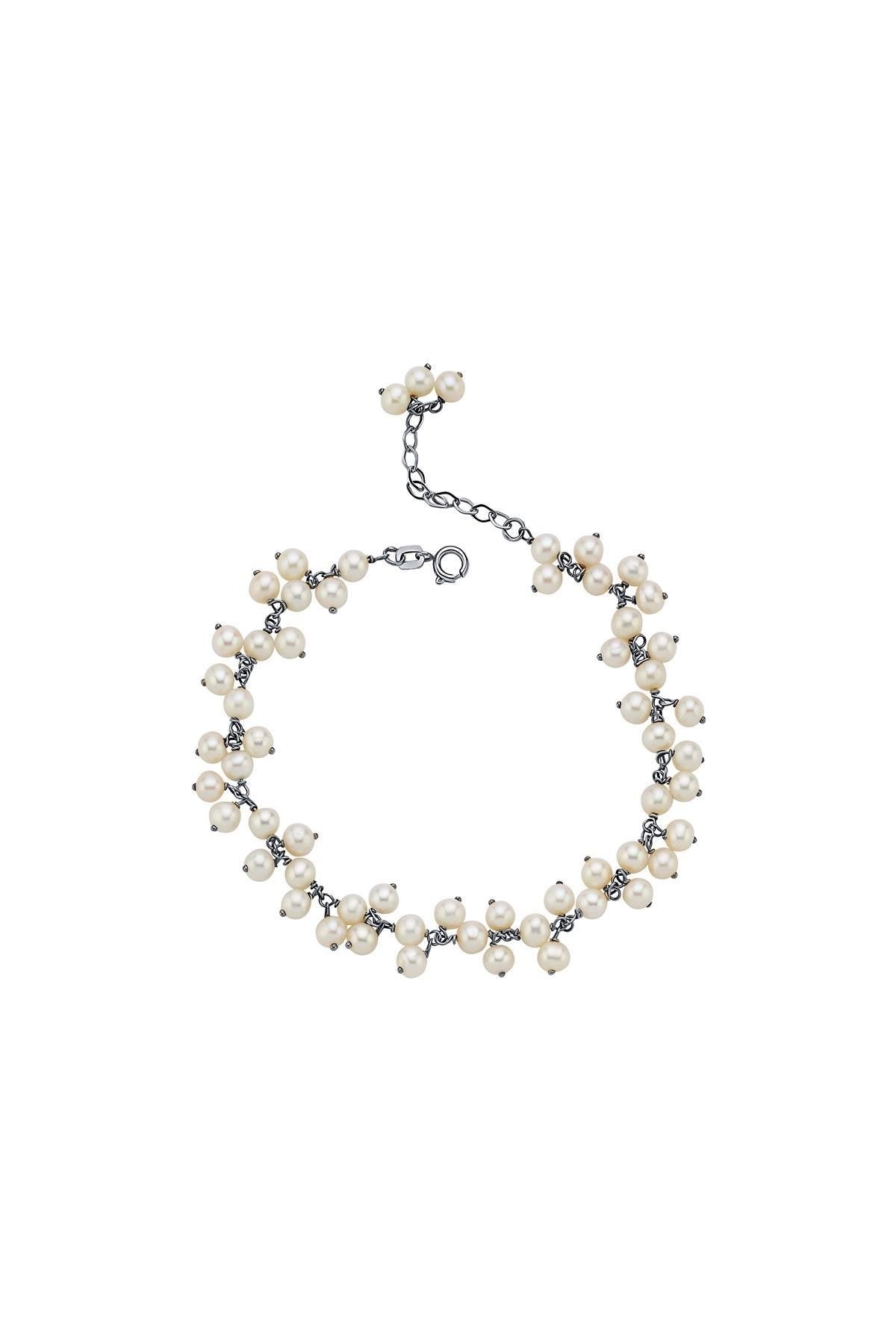 Sallantılı Doğal İnci Bileklik