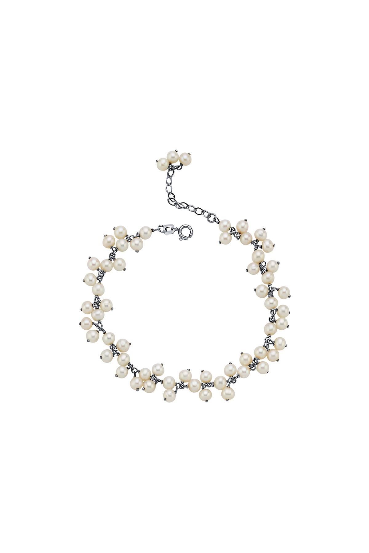 Sallantılı Doğal İnci Bileklik