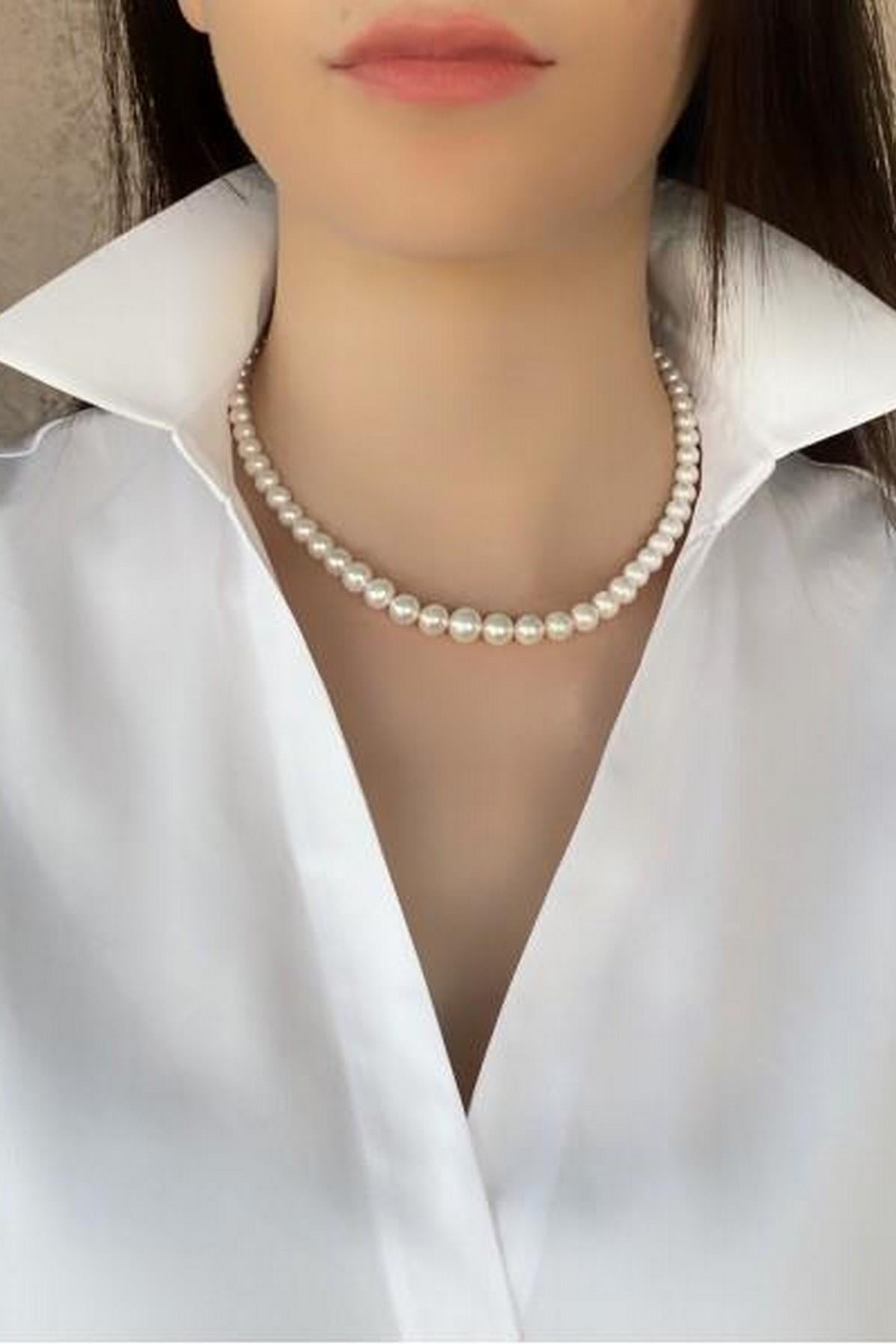 Süzme Doğal İnci Kolye