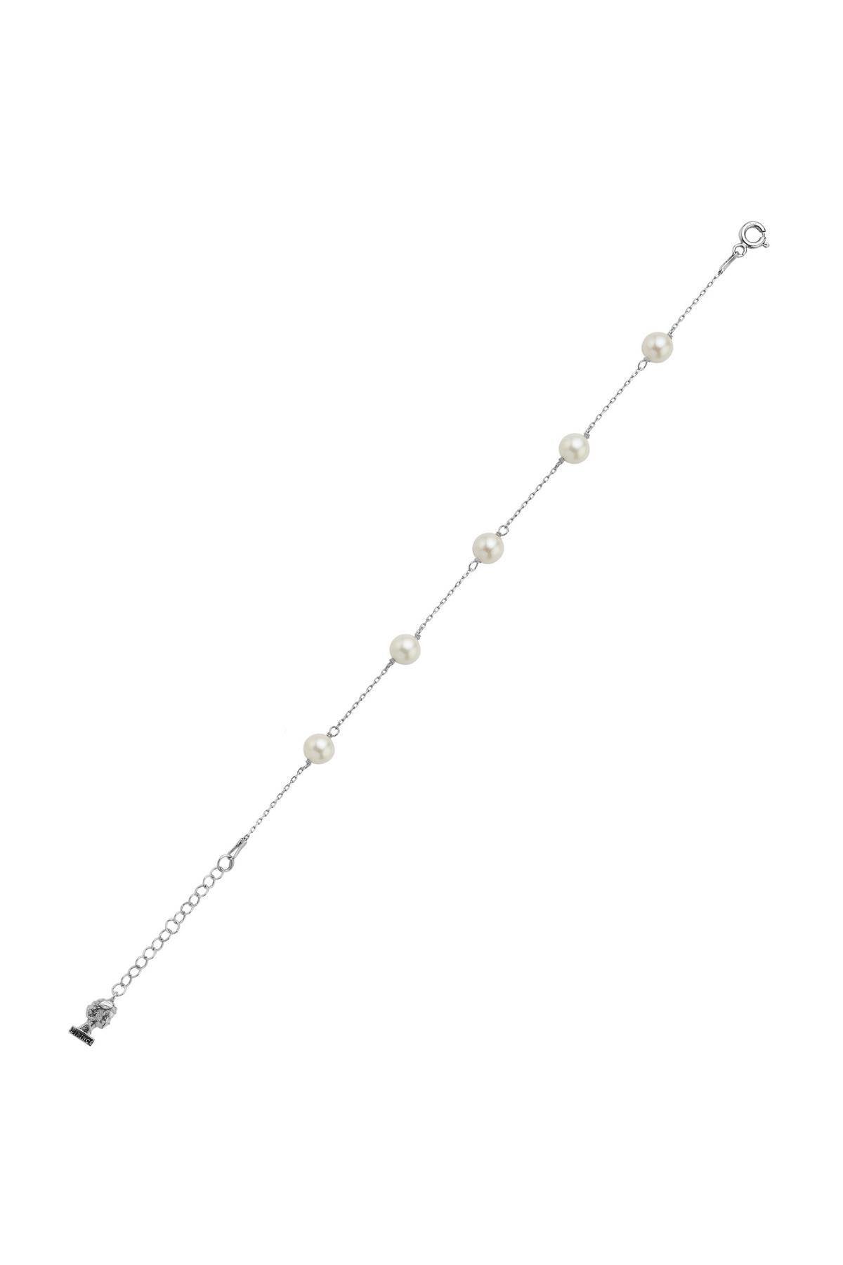 Zincir Doğal İnci Bileklik