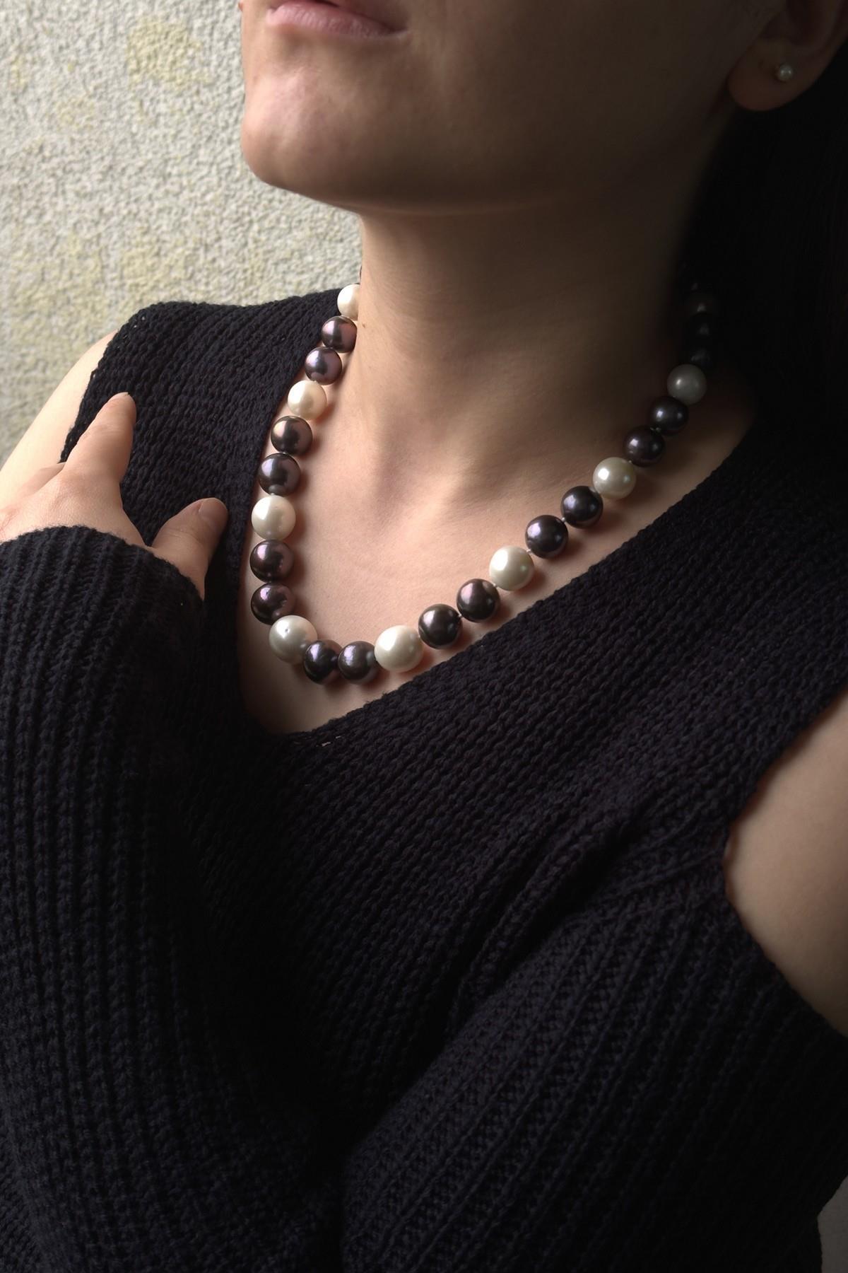 Süzme Doğal İnci Kolye