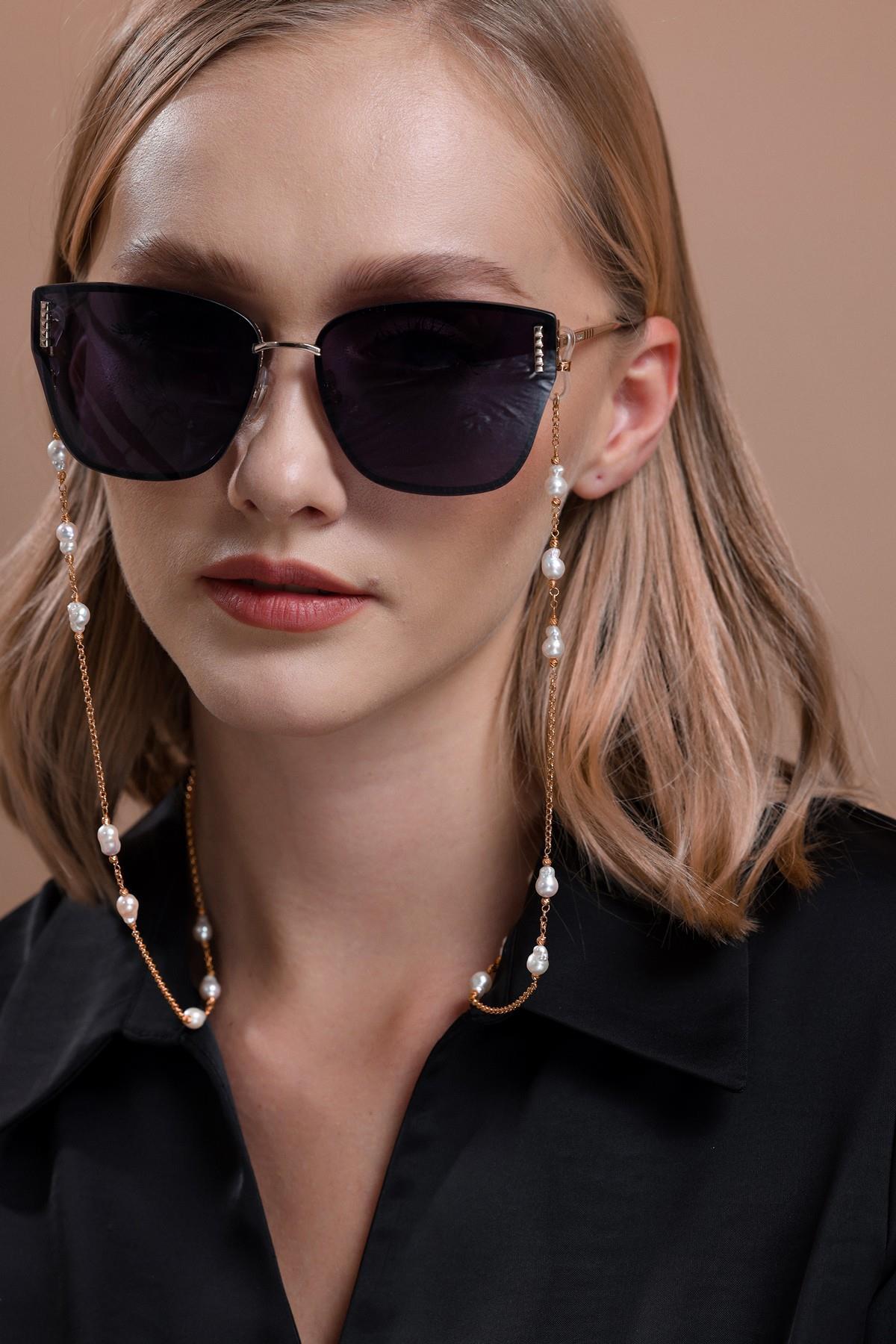 Doğal Barok İnci Gözlük İpi