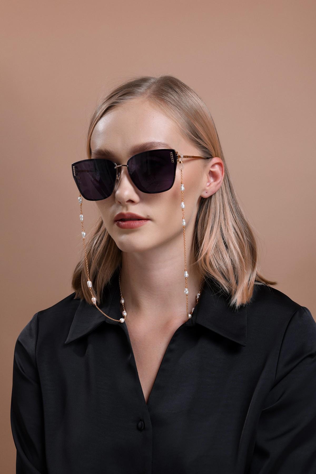 Doğal Barok İnci Gözlük İpi