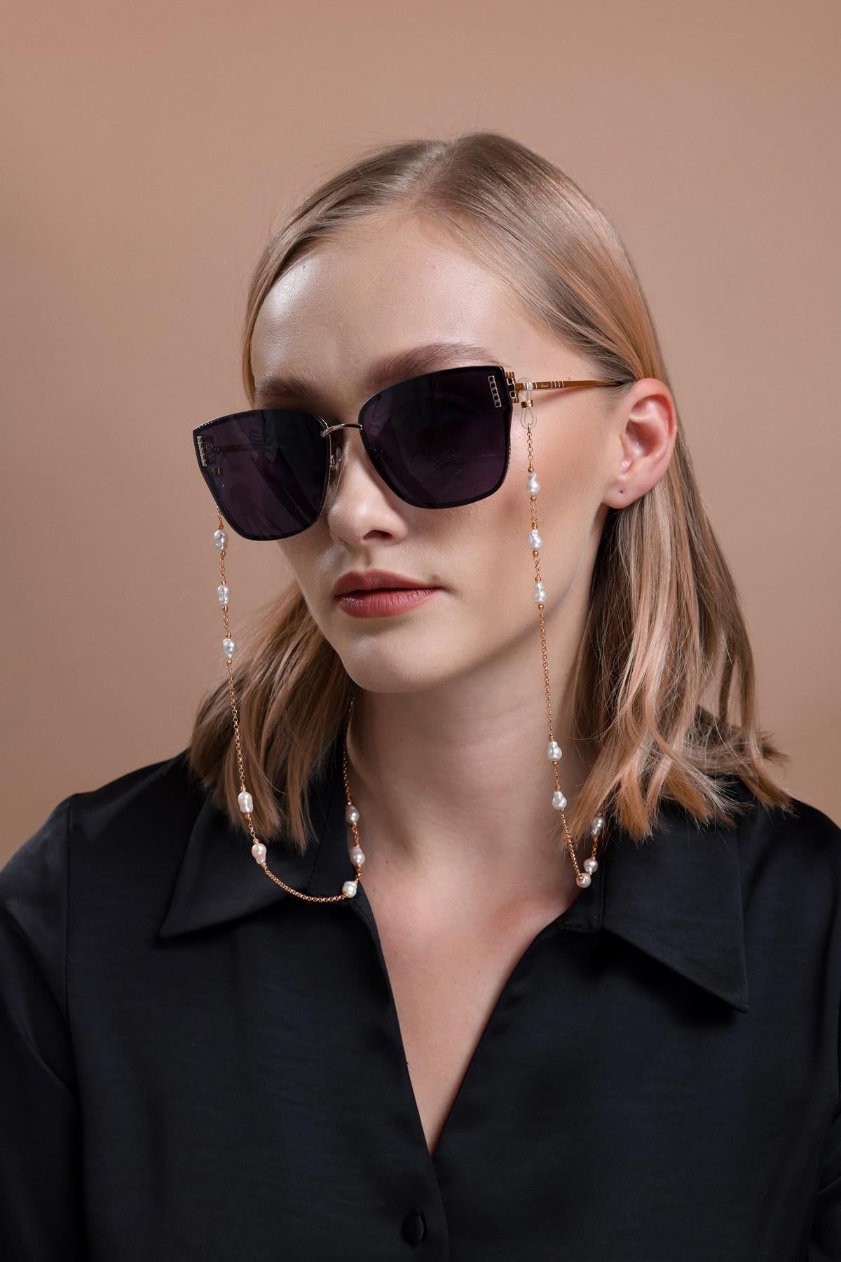 Doğal Barok İnci Gözlük İpi