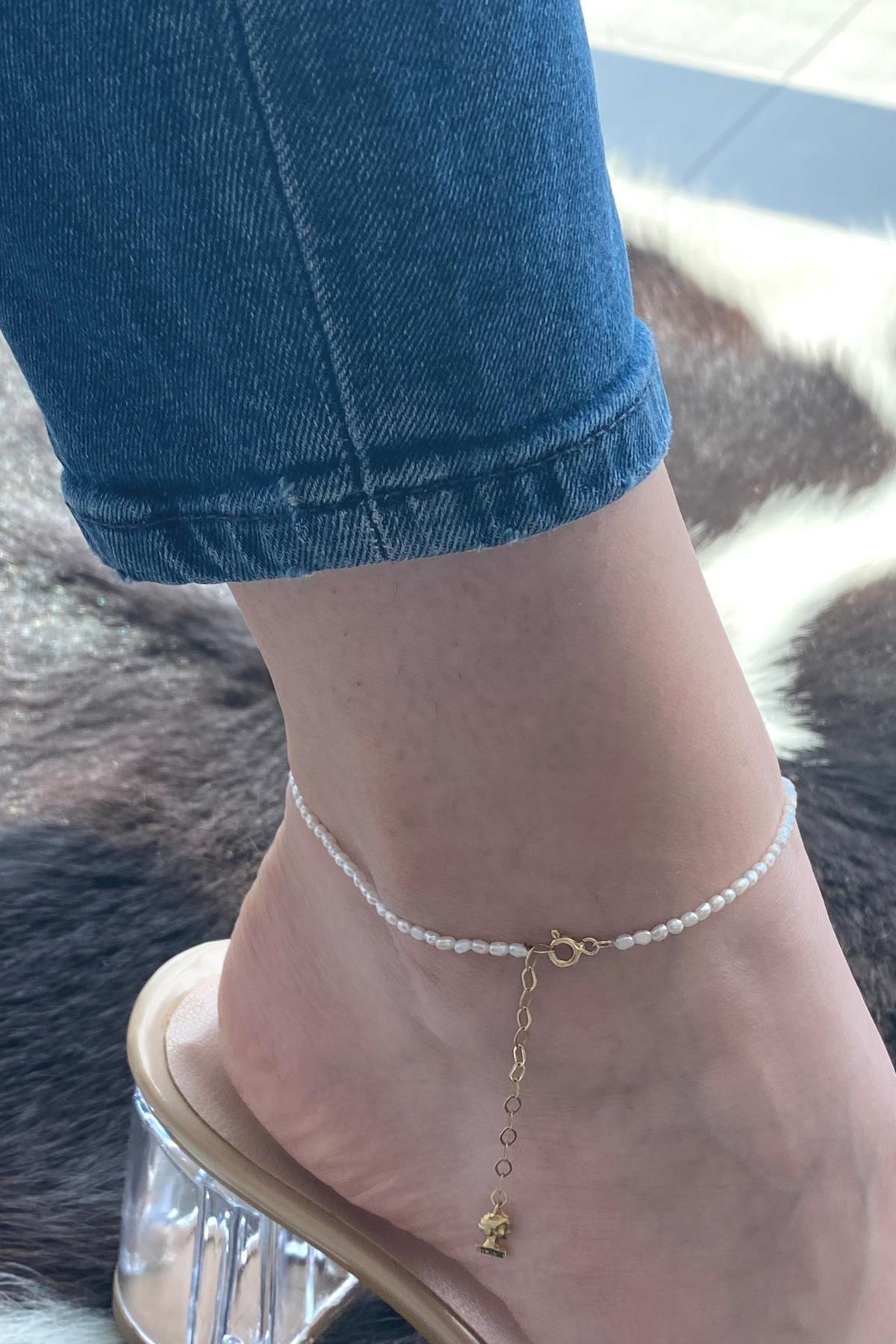 Keshi Doğal İnci Halhal