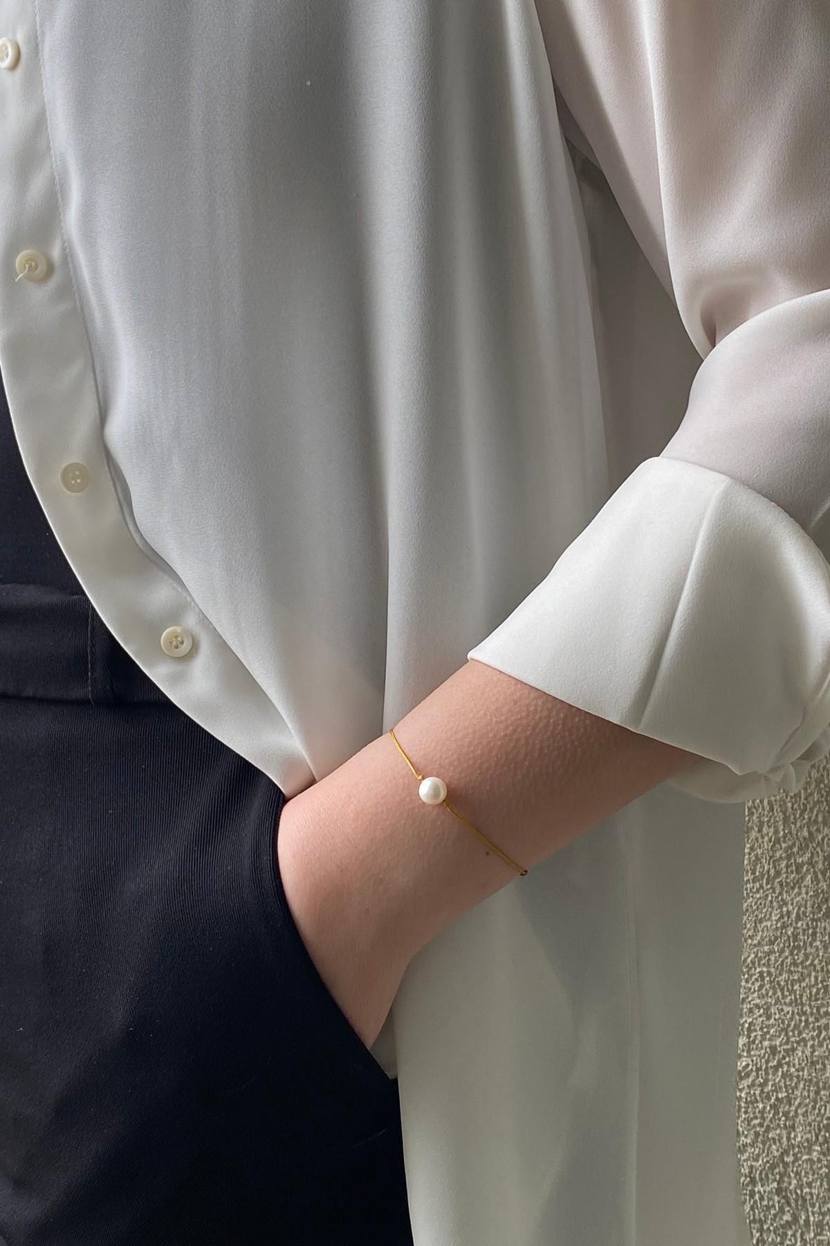 Gerçek İncili Şans Bilekliği