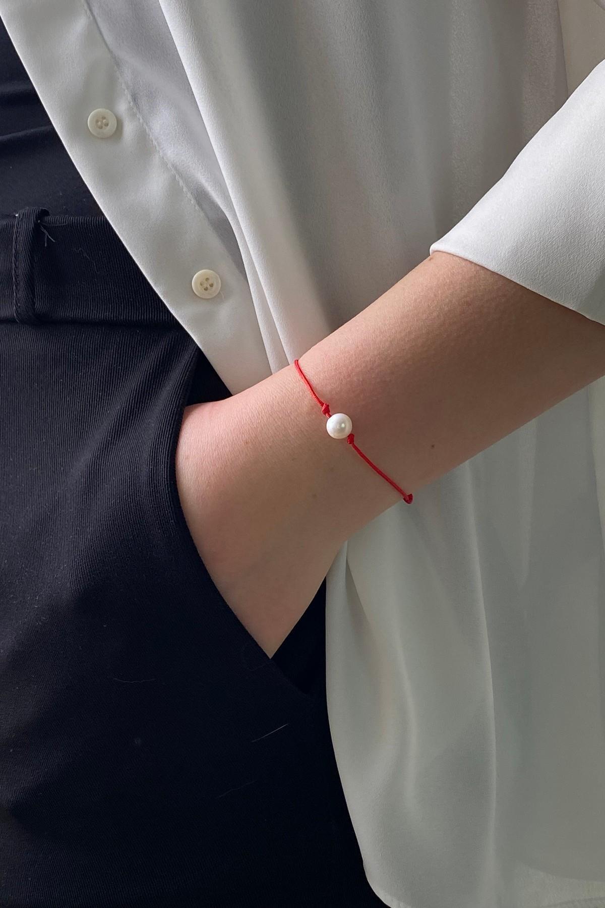 Gerçek İncili Şans Bilekliği