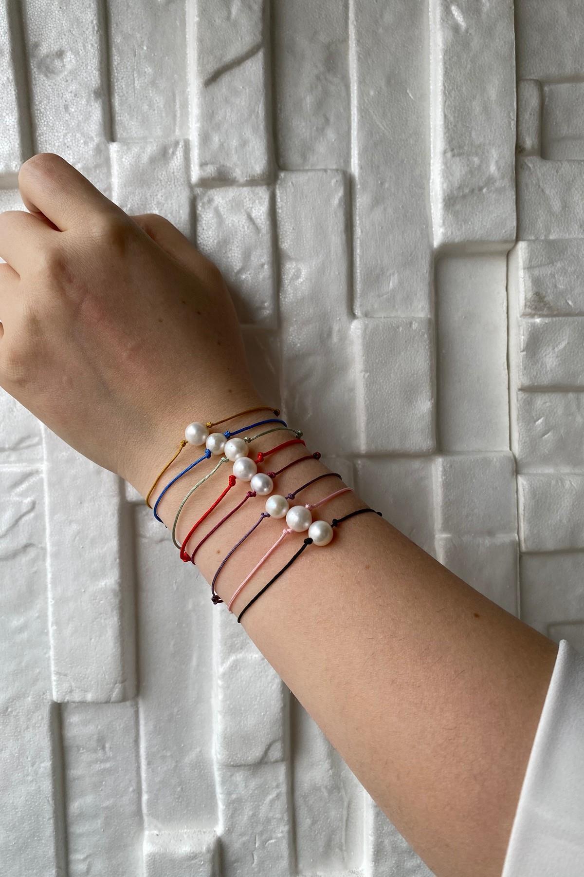 Gerçek İncili Şans Bilekliği