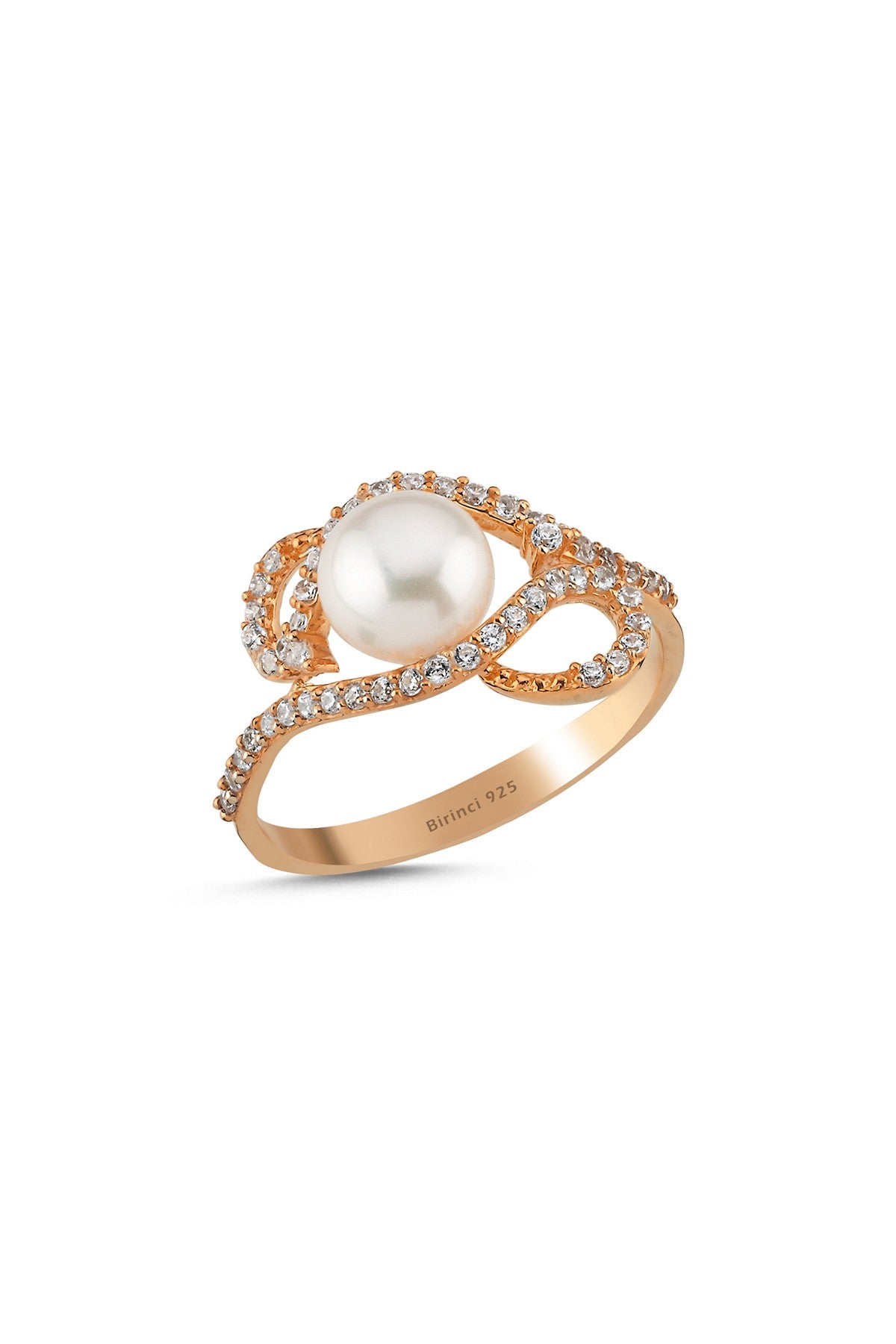 Sonsuz Ezgi Doğal İnci Yüzük