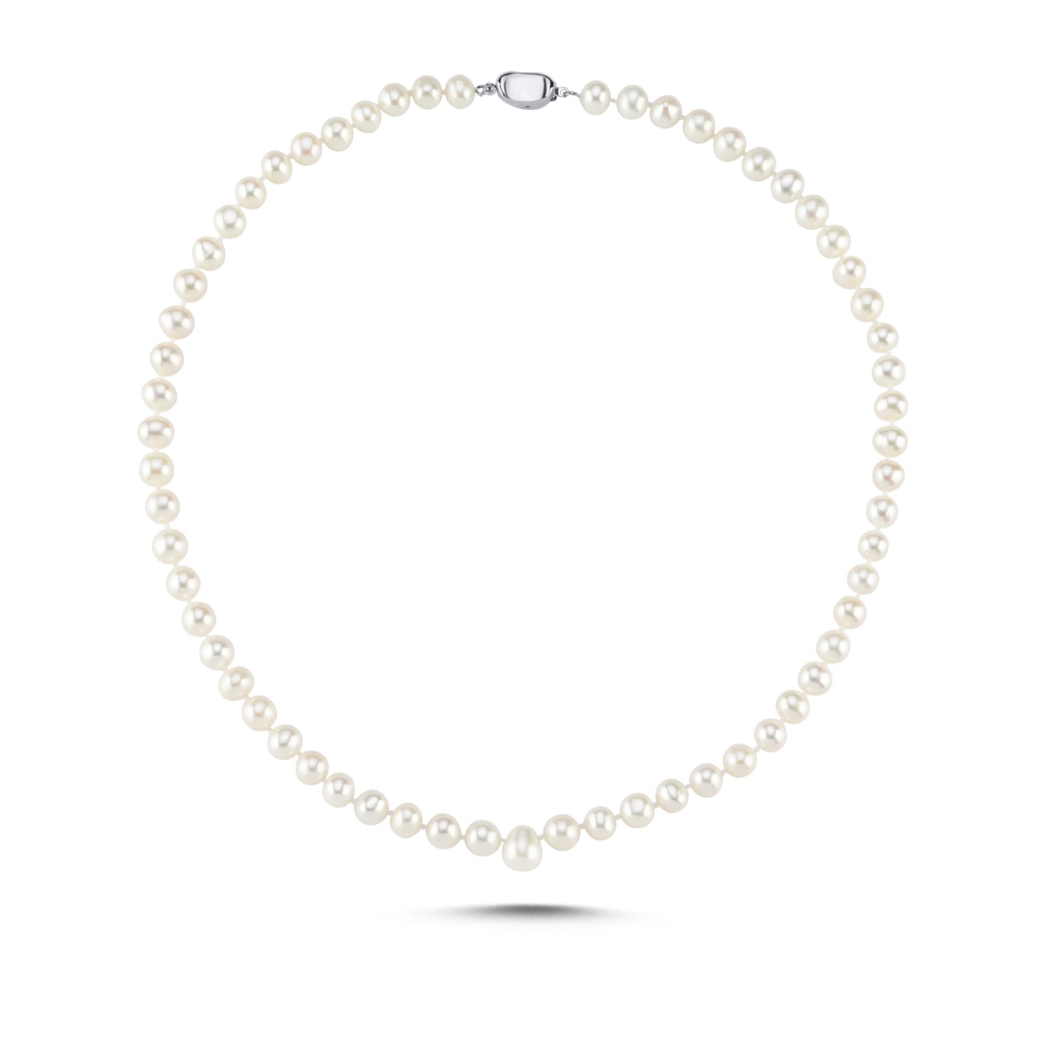 Beyaz Damla İnci Kolye