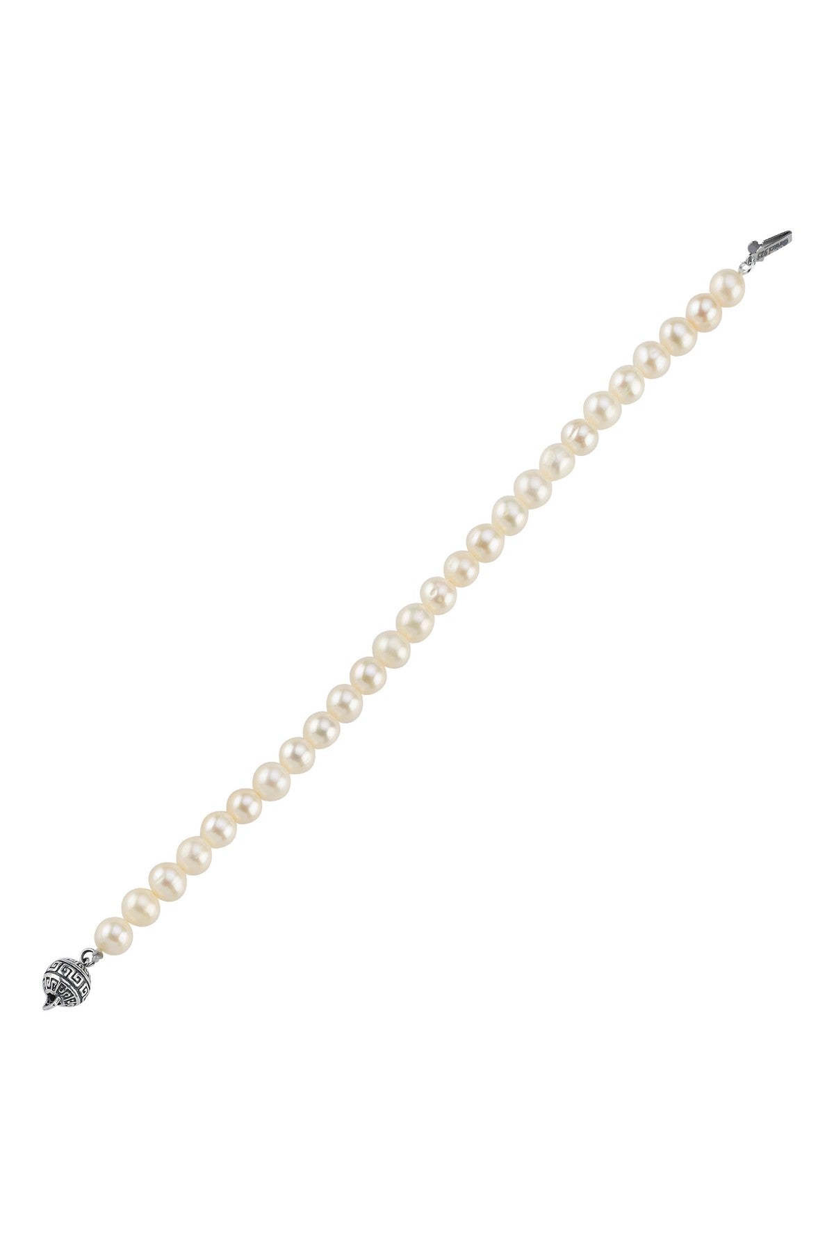 Beyaz Doğal İnci Erkek Bileklik