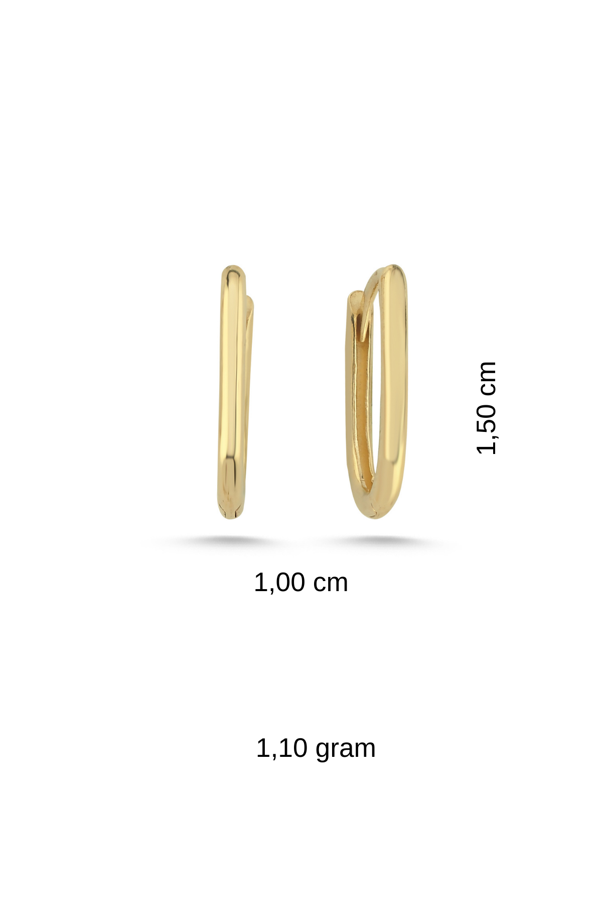 14 Ayar Altın Ataç Küpe