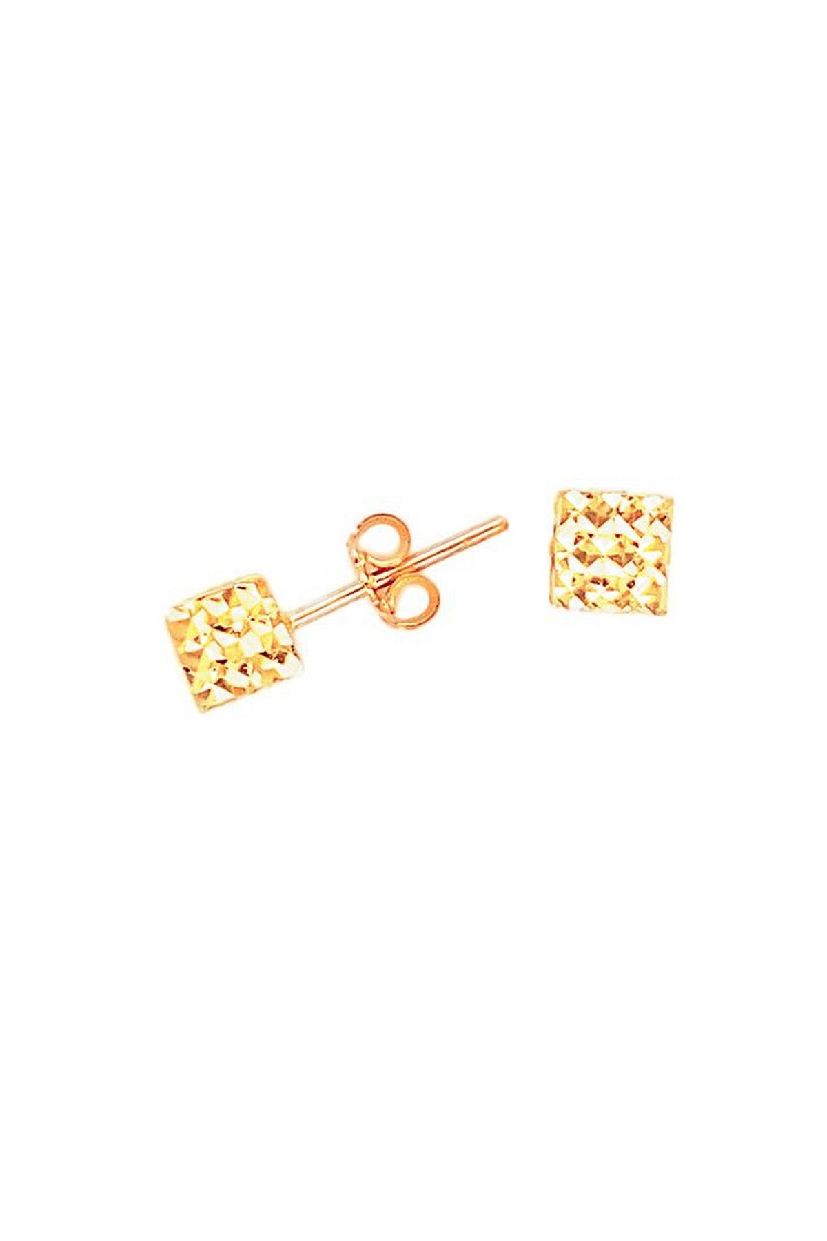 8 Ayar Altın Küp Küpe